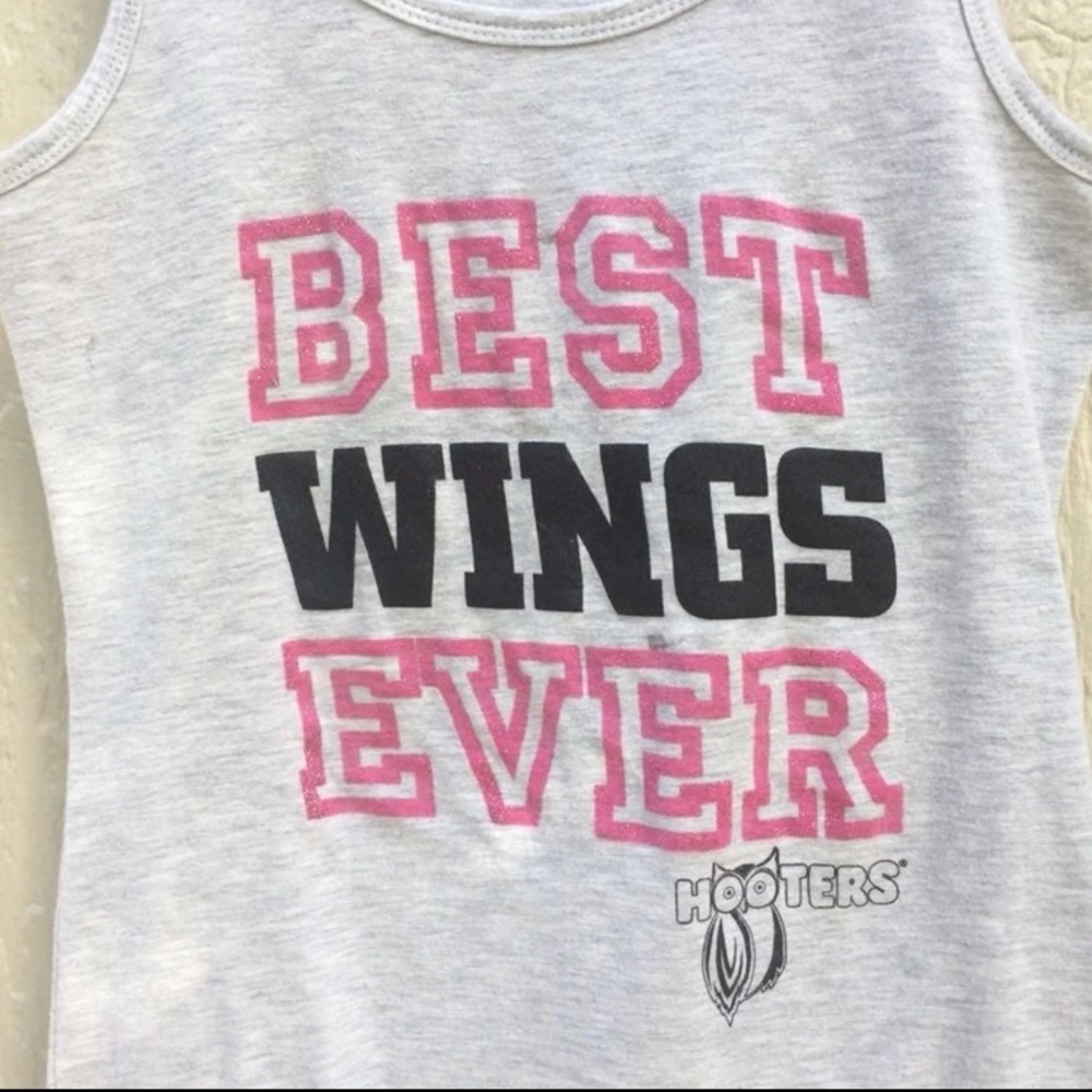 Hooters Best Wings Ever Tank Top M